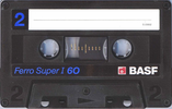 Compact Cassette BASF Ferro Super I 60 Type I Normal 1988 Europe