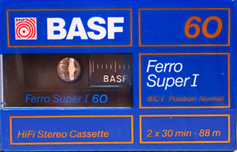 Compact Cassette: BASF  - Ferro Super I 60