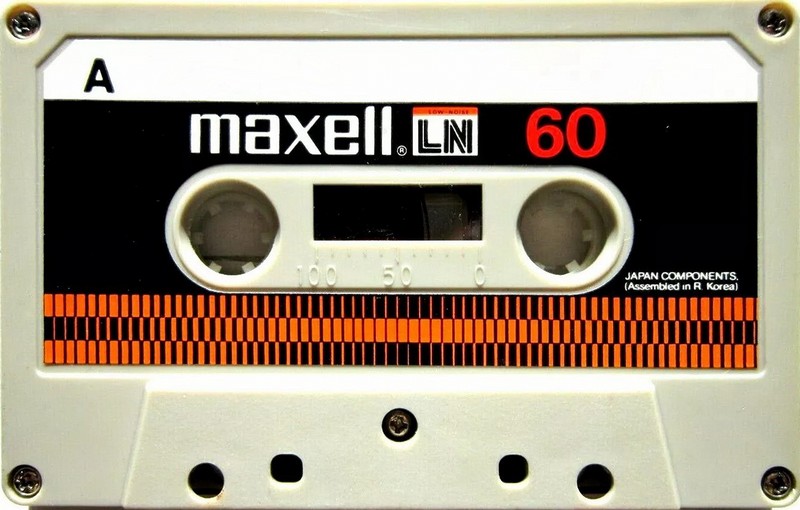 Compact Cassette Maxell LN 60 Type I Normal 1977 USA