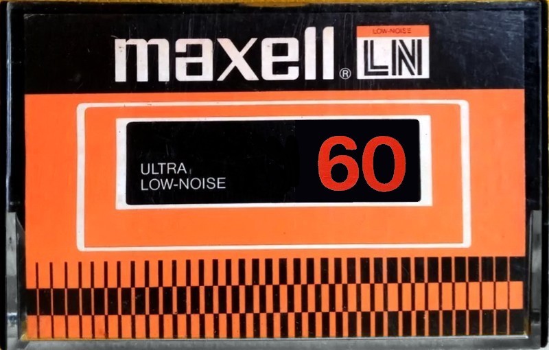 Compact Cassette Maxell LN 60 Type I Normal 1977 USA
