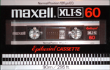 Compact Cassette Maxell XLI-S 60 Type I Normal 1980 USA