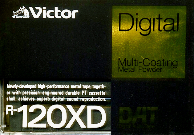 Digital Audio Tape Victor R-XD 120 Type IV Metal 1990 Japan