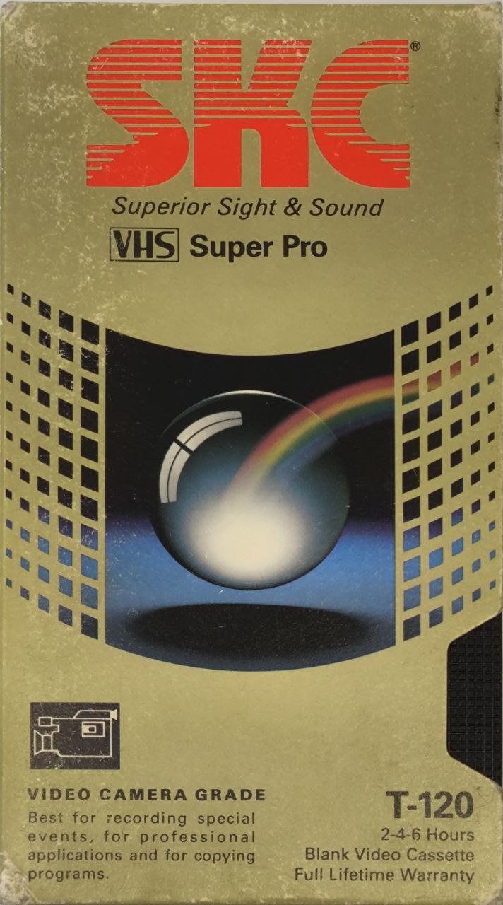 VHS, Video Home System SKC 120 Type I Normal USA