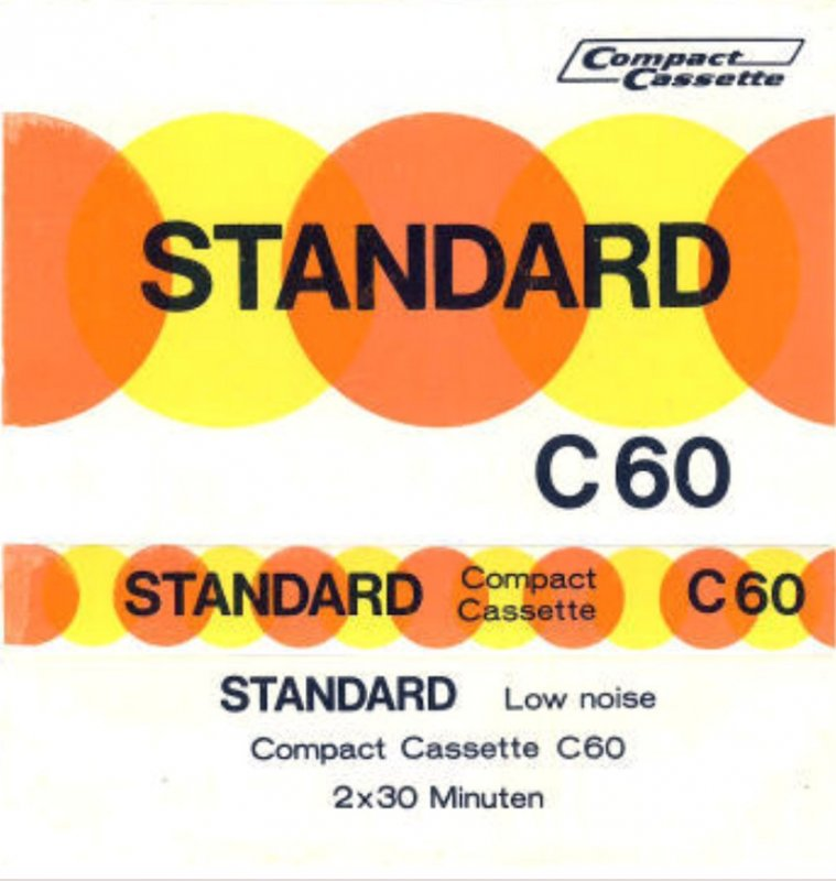 Compact Cassette Standard 60 Type I Normal 1978 Japan
