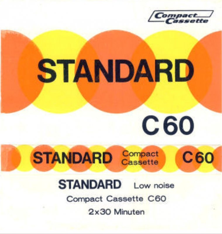 Compact Cassette:  Standard -  60