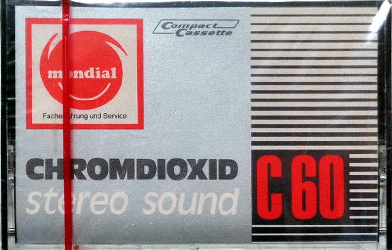 Compact Cassette Mondial 60 Type II Chrome Europe