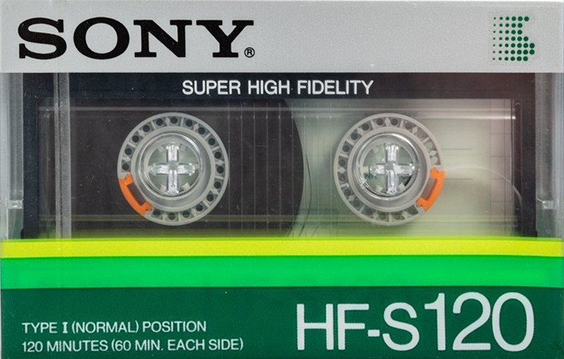 Compact Cassette Sony HF-S 120 Type I Normal 1985 Japan