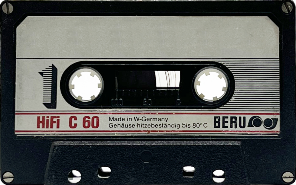 Compact Cassette Beru 60 Type I Normal Germany