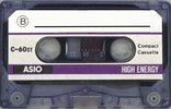 Compact Cassette Asio 60 "C-60ST" Type I Normal Hong Kong