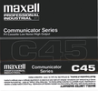 Compact Cassette Maxell Professional Industrial P/I 45 Type I Normal 1996 USA