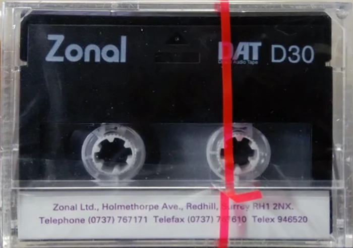 Digital Audio Tape Zonal 30 Type IV Metal Europe