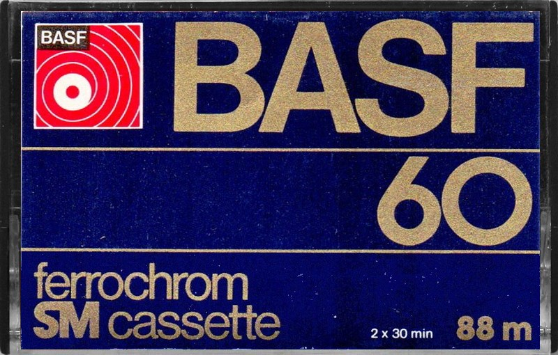 Compact Cassette BASF Ferrochrom 60 Type III Ferro Chrome 1977 Europe