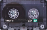 Compact Cassette Philips FSX 60 Type I Normal 1987 Europe