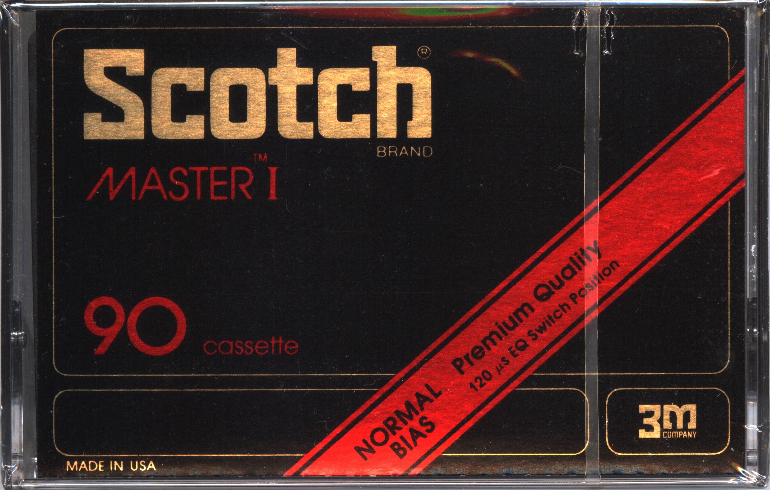 Compact Cassette Scotch Master I 90 Type I Normal 1979 USA