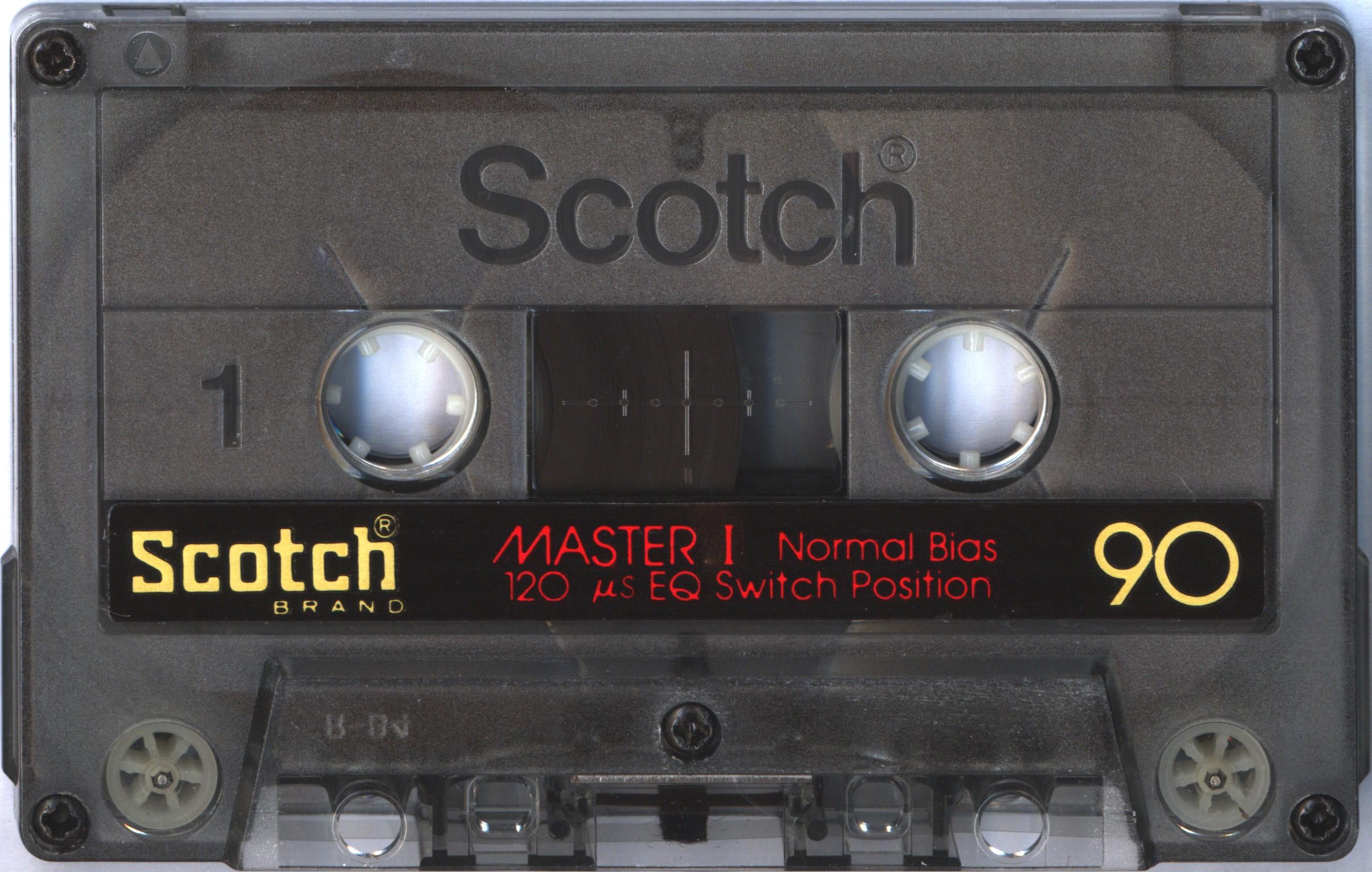 Compact Cassette Scotch Master I 90 Type I Normal 1979 USA