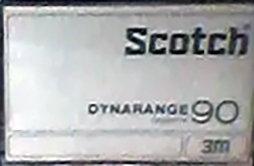 Compact Cassette Scotch Dynarange 90 Type I Normal 1977 Brazil