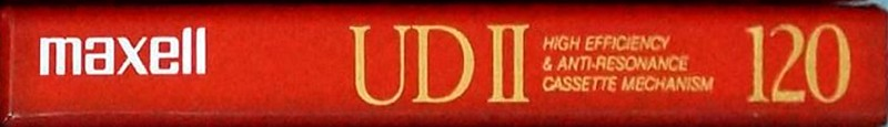 Compact Cassette Maxell UDII / UD2 120 "UD2-120(F)" Type II Chrome 1992 Japan