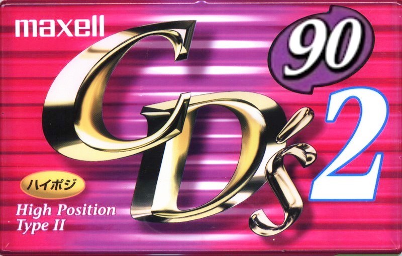 Compact Cassette Maxell CD`s II / CD`s 2 90 "CDS2-90M" Type II Chrome 1999 Japan