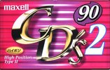 Compact Cassette Maxell CD`s II / CD`s 2 90 "CDS2-90M" Type II Chrome 1999 Japan