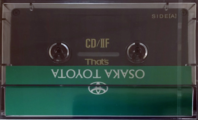 Compact Cassette Thats CD-IIF "Osaka Toyota" Type II Chrome 1990 Japan