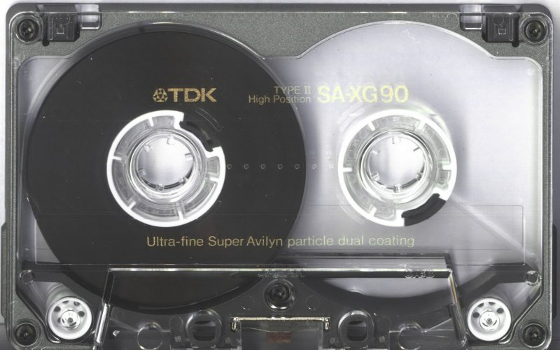 Compact Cassette TDK SA-XG 90 Type II Chrome 1986 North America