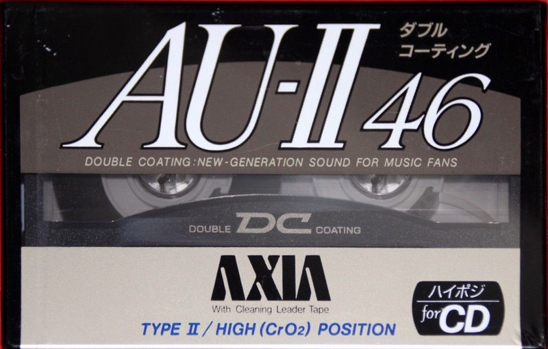 Compact Cassette AXIA AU-II 46 Type II Chrome 1991 Japan