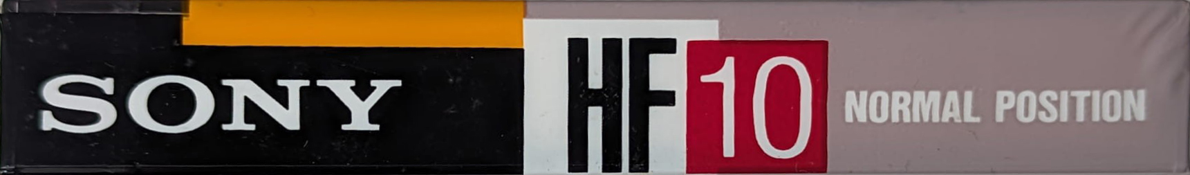 Compact Cassette Sony HF 10 Type I Normal 1989 Japan