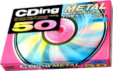 Compact Cassette TDK CDing Metal 50 "CDM-50F" Type IV Metal 1994 Japan