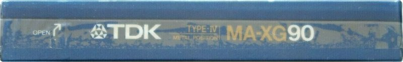 Compact Cassette TDK MA-XG 90 Type IV Metal 1986 Australia, Europe