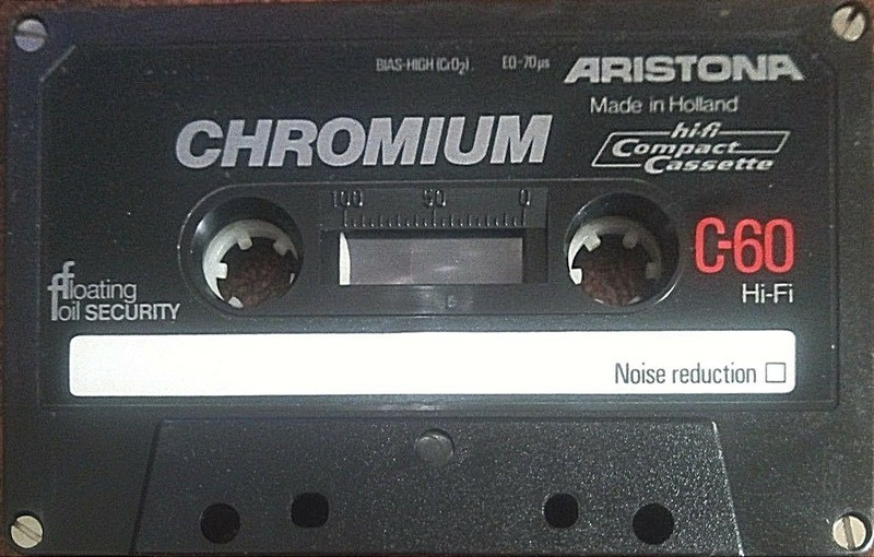 Compact Cassette Aristona Chromium 60 Type II Chrome 1978 Europe