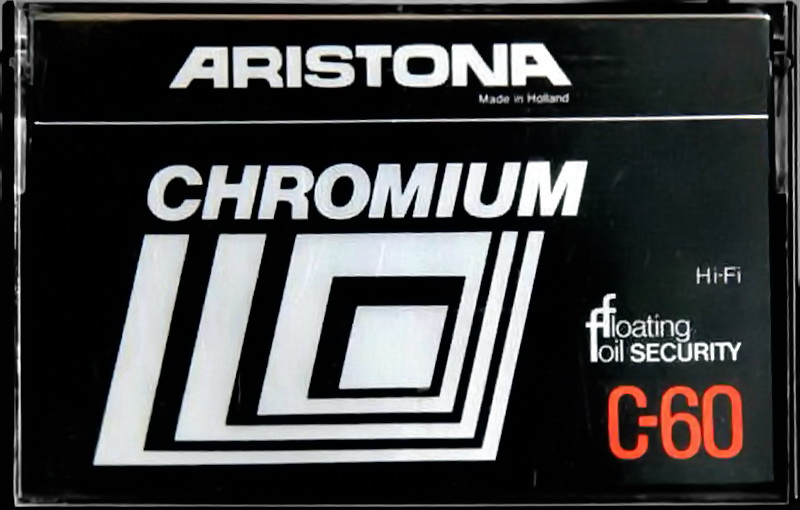 Compact Cassette Aristona Chromium 60 Type II Chrome 1978 Europe