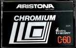 Compact Cassette Aristona Chromium 60 Type II Chrome 1978 Europe