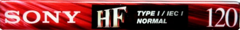 Compact Cassette Sony HF 120 "C-120HFB" Type I Normal 1999 Europe