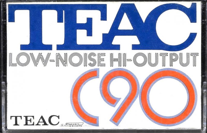 Compact Cassette Teac 90 Type I Normal 1977 Japan