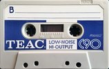 Compact Cassette Teac LH 90 Type I Normal 1976 USA
