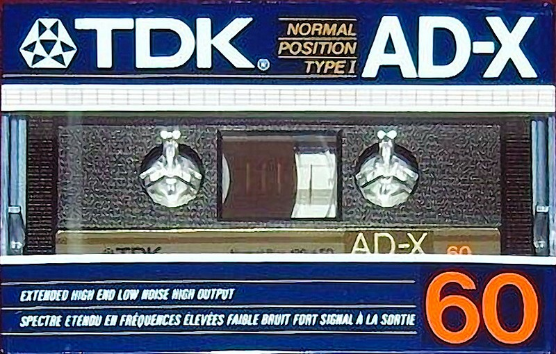 Compact Cassette: TDK  - AD-X 60