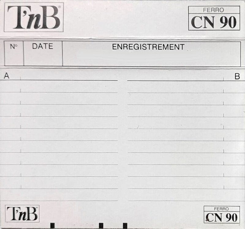 Compact Cassette TnB CN 60 Type I Normal 1990 Europe