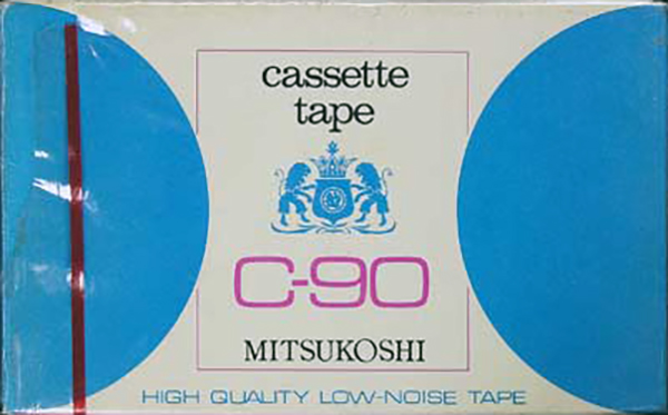 Compact Cassette Mitsukoshi 90 Type I Normal 1973 Japan