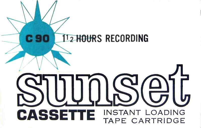 Compact Cassette Sunset 90 Type I Normal 1969 Mexico