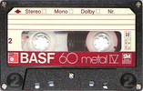 Compact Cassette BASF Metal IV 60 Type IV Metal 1979 Europe