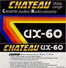 Compact Cassette Chateau AX 60 "white" Type I Normal China