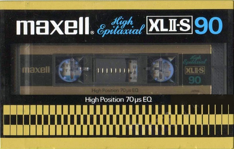 Compact Cassette Maxell XLII-S 90 Type II Chrome 1982 Japan
