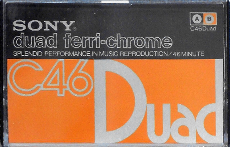Compact Cassette Sony Duad 46 Type III Ferro Chrome 1977 Japan