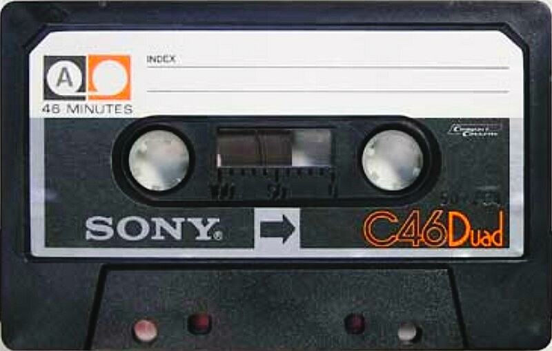 Compact Cassette Sony Duad 46 Type III Ferro Chrome 1977 Japan