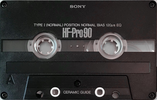 Compact Cassette Sony HF-Pro 90 "HF-PRO90B" Type I Normal 1989 Japan