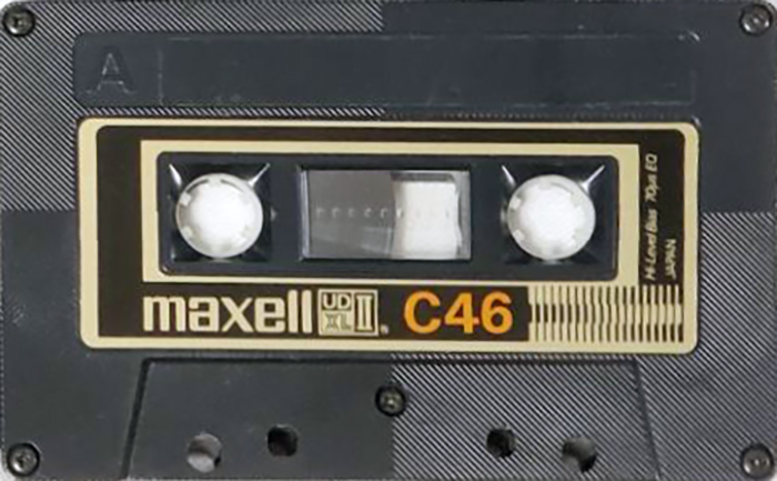 Compact Cassette Maxell UD XLII 46 Type II Chrome 1977 Japan