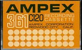 Compact Cassette Ampex 361 120 Type I Normal 1970 USA