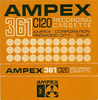 Compact Cassette Ampex 361 120 Type I Normal 1970 USA