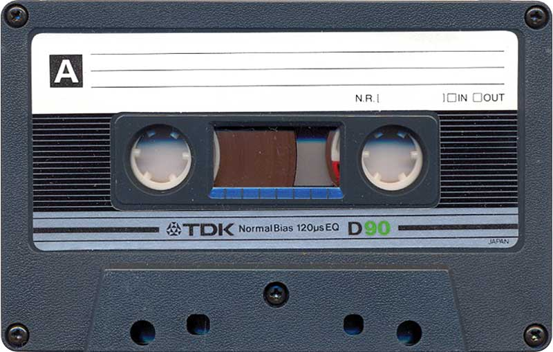 Compact Cassette TDK D 90 Type I Normal 1982 Australia, Europe