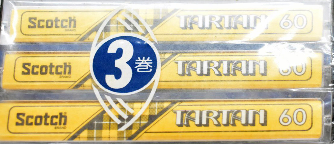 3 pack Scotch Tartan 60 Type I Normal 1977 Japan